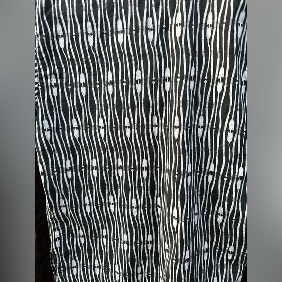 Vintage Patagonia Deep Green & White Wave Print Button Up Cotton Athletic Shirt - Picture 5 of 10